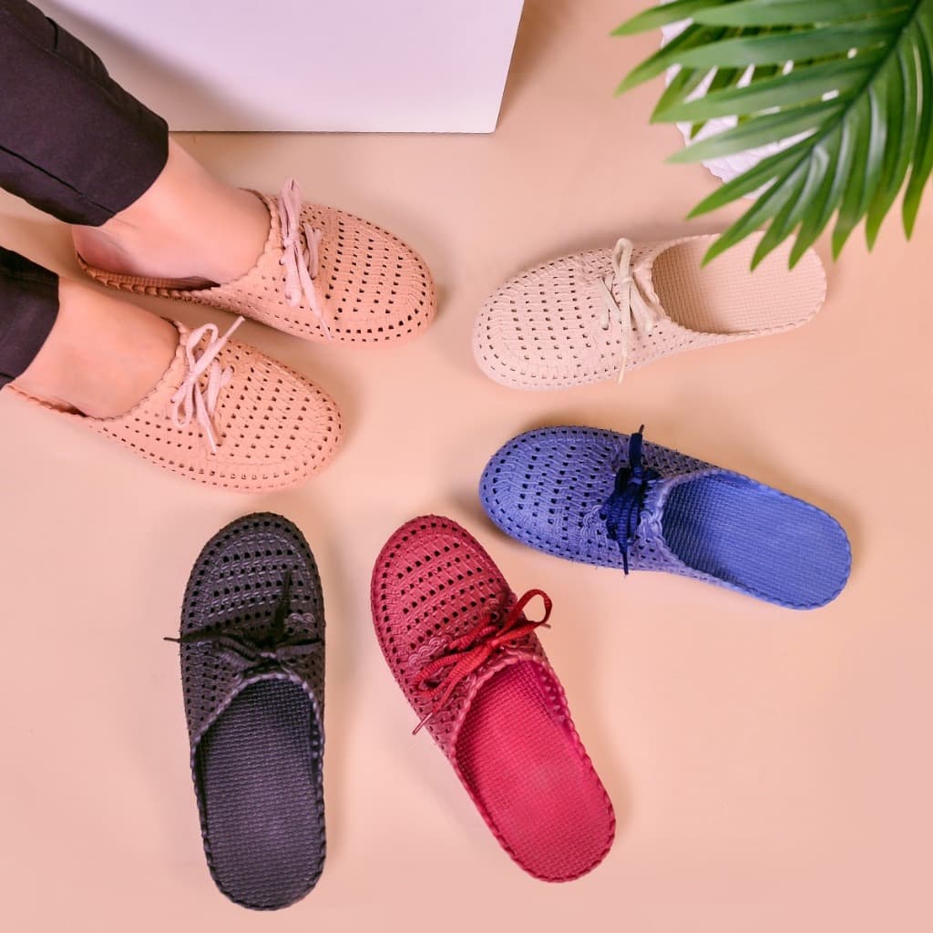 Sapato Feminino Casual Despojado Confortável Macio Leve Mule Confortável