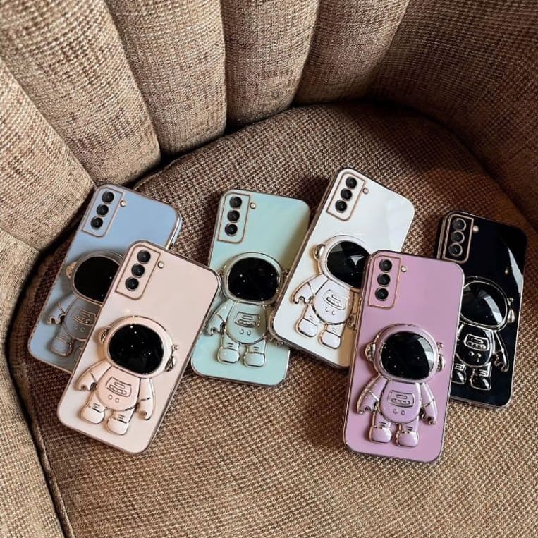 Capa Capinha com Suporte Astronauta Samsung A57 A56 A55 A54 A37 A36 A35 A34 A26 A25 A24 A17 A16 A15 A14 A07 A06 A05 A04