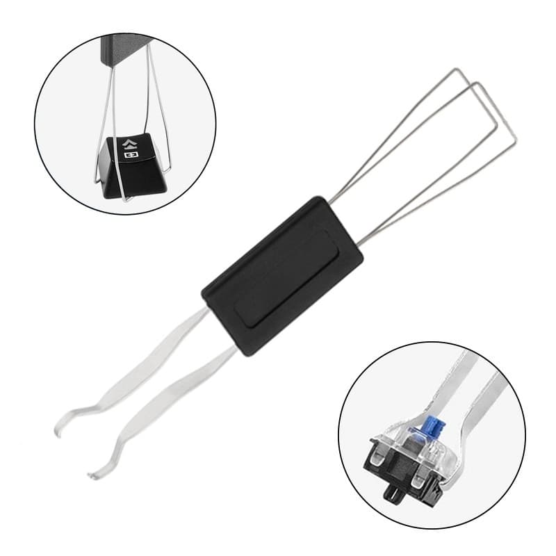 Removedor de Switch e Teclas Keycaps de Teclado Mecânico 2 em 1