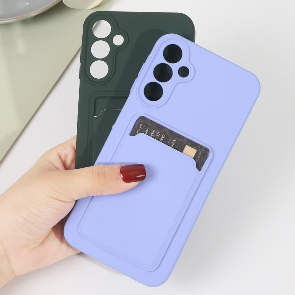 Capa Capinha de Celular para Galaxy A05 A05S A14 A15 A24 A25 A34 A35 A54 com Porta Cartão