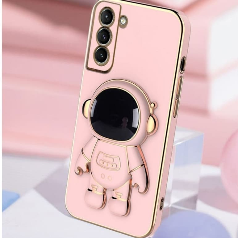 Capa Capinha Samsung M12 M13 M14 M15 M23 M32 M33 M53 M54 M55 Luxuosa com Suporte Astronauta