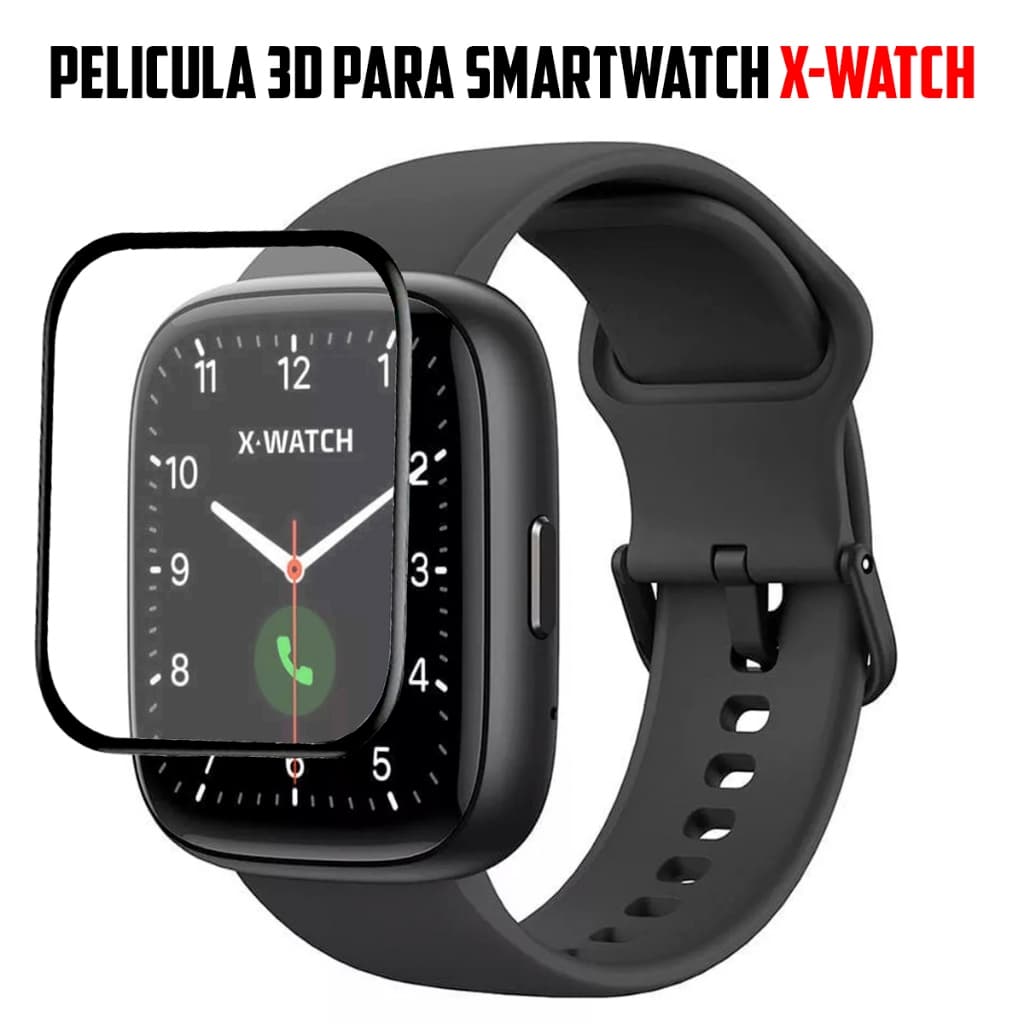 Pelicula 3D de Proteção Para smartwatch Orient X-WATCH XSWUQP1001A de TPU Protetora