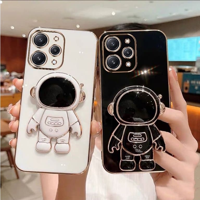 Kelly Capa Capinha De Celular Xiaomi Redmi 13,13C,14C,Note13,Note14,PROPLUS com Suporte Astronauta
