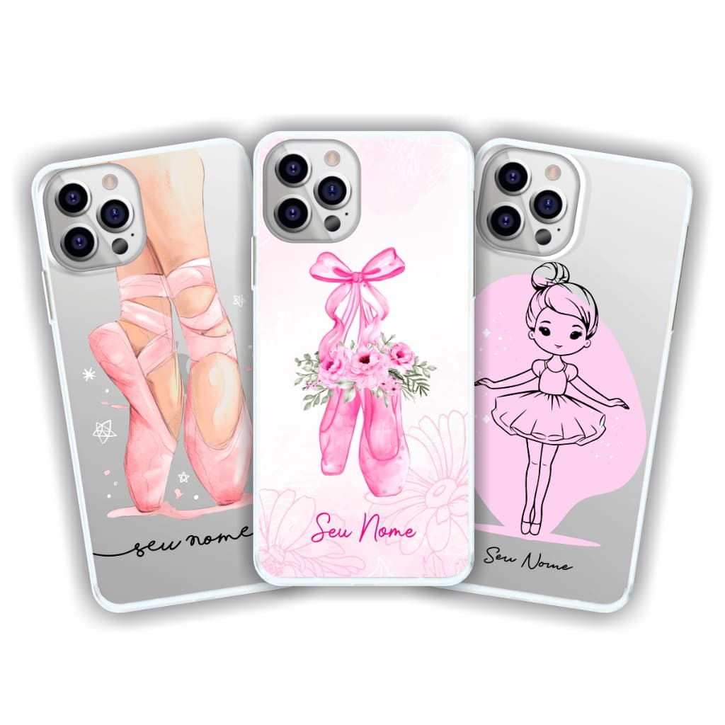 Capa de celular Bailarina Ballet Balé Dança Balet Capinha Personalizada Capa para Celular
