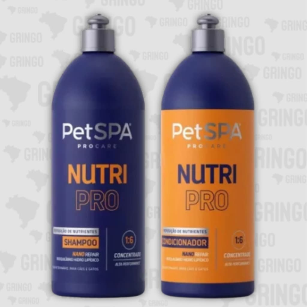Kit Shampoo E Condicionador Pet Petspa Nutri Pro 1l Shampoo para Cães Pet Shop
