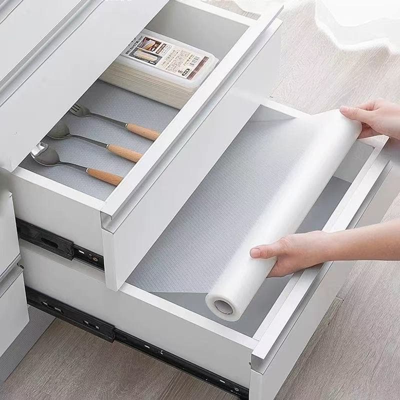 Forro Tapete Para Gaveta Armário Multiuso 60cmx5m Organização Cozinha Quarto