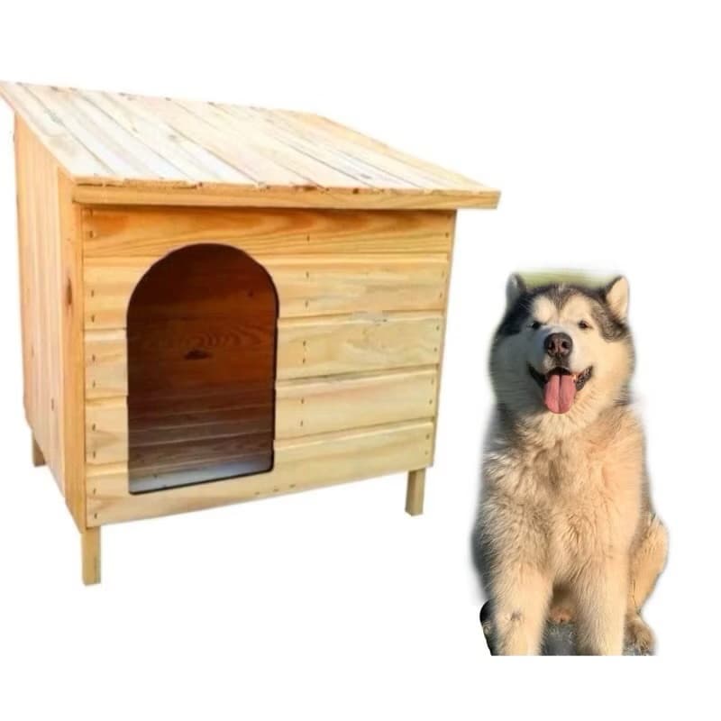 Promoção Casinha N7 Casa Modelo Edícula Para Cachorro Grande Casinha De Madeira Pinus Pet