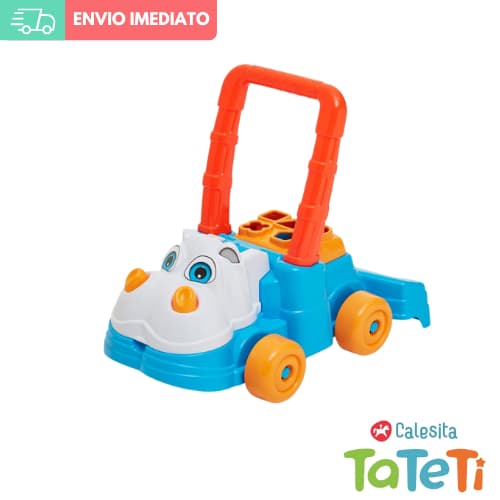 Andador Bebê Empurrador Infantil DIdático Hipopótamo Feliz
