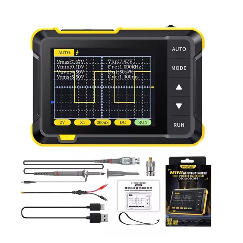 Osciloscópio Digital Portátil Automotivo Dso152 + Ponta De Prova X10 P6100