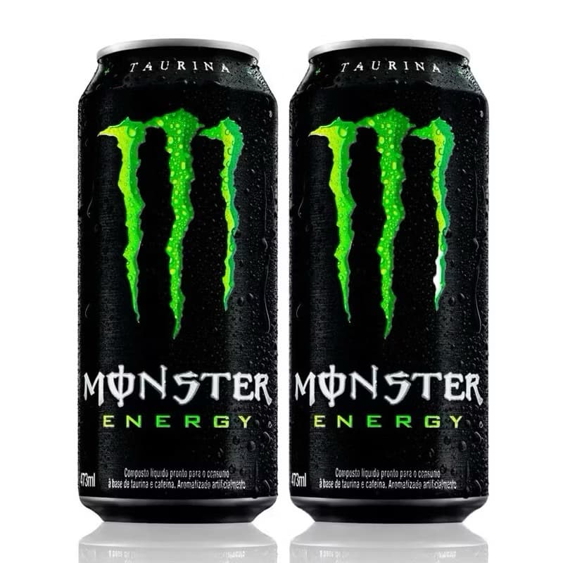 Energético Monster Energy com 473ml Kit 2un