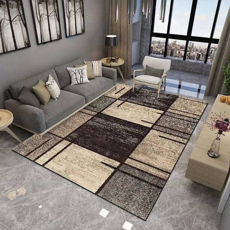 Tapete Sala 2,00 X 2,40 Mt Veludo Pelo Baixo Macio Antiderrapante