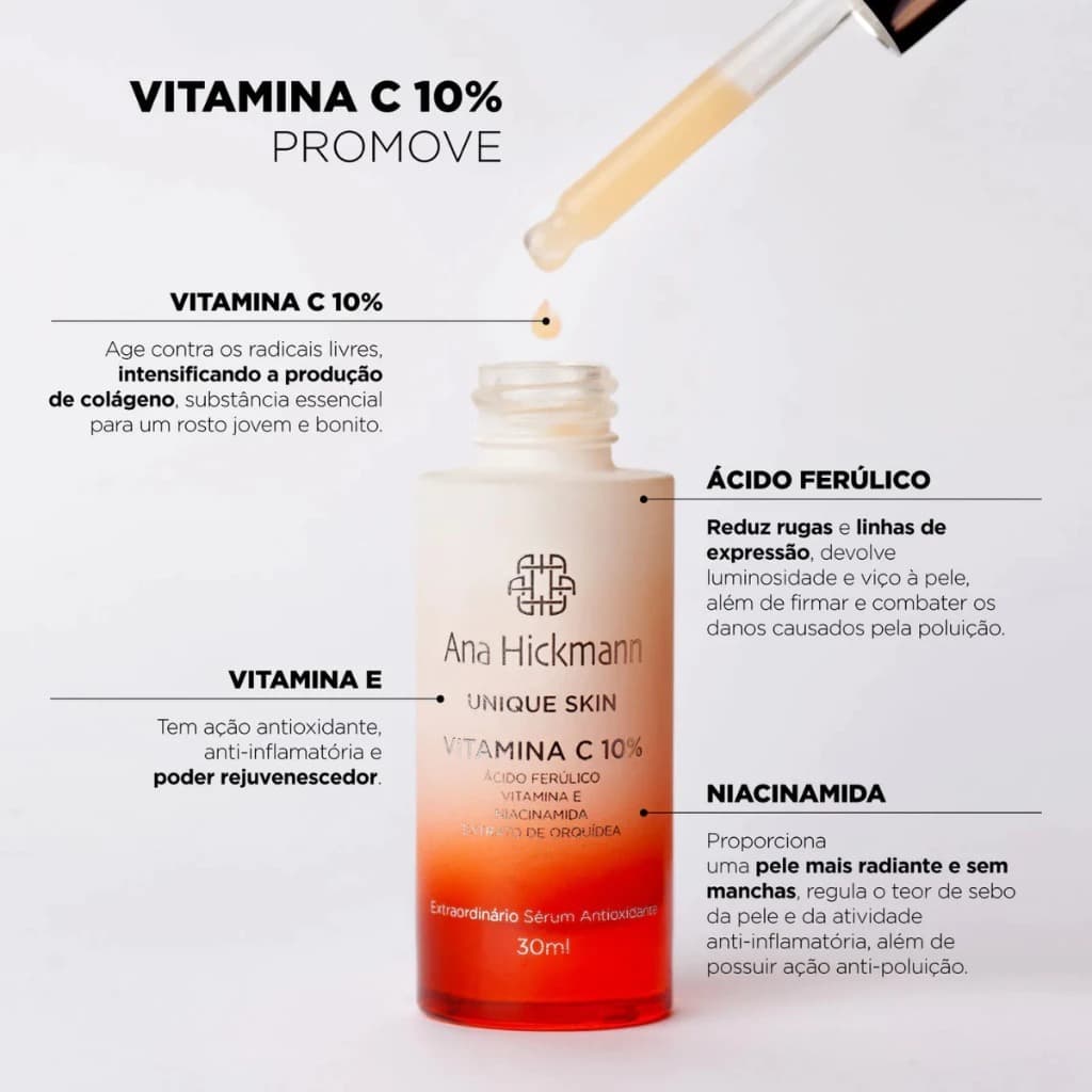 Sérum Vitamina C 10% Ana Hickmann 30ml