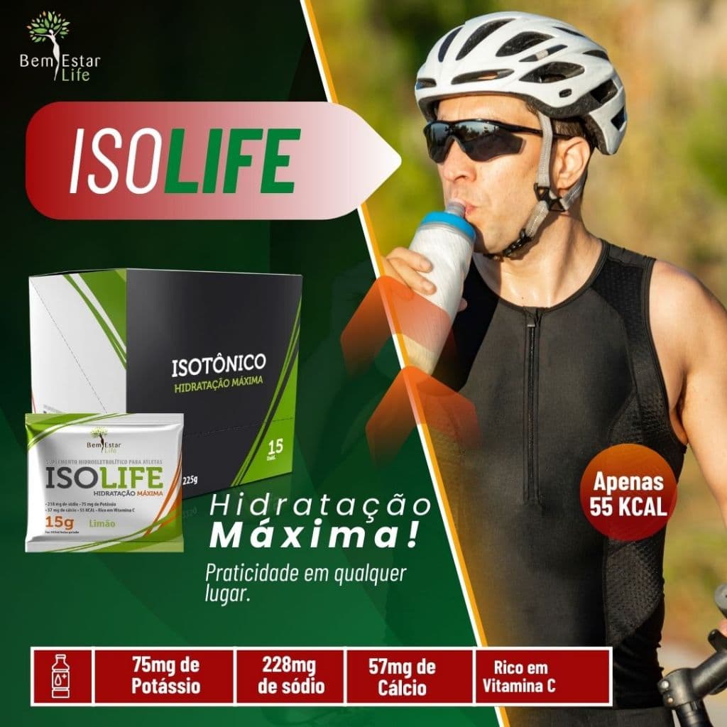 Isotônico Iso Life 5 Sabores - 15 Sachês | Bem Estar Life
