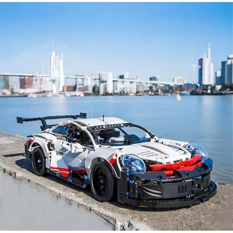 Blocos De Montar Carro Porsche 911 Rsr 1580 Pçs Similar Lego