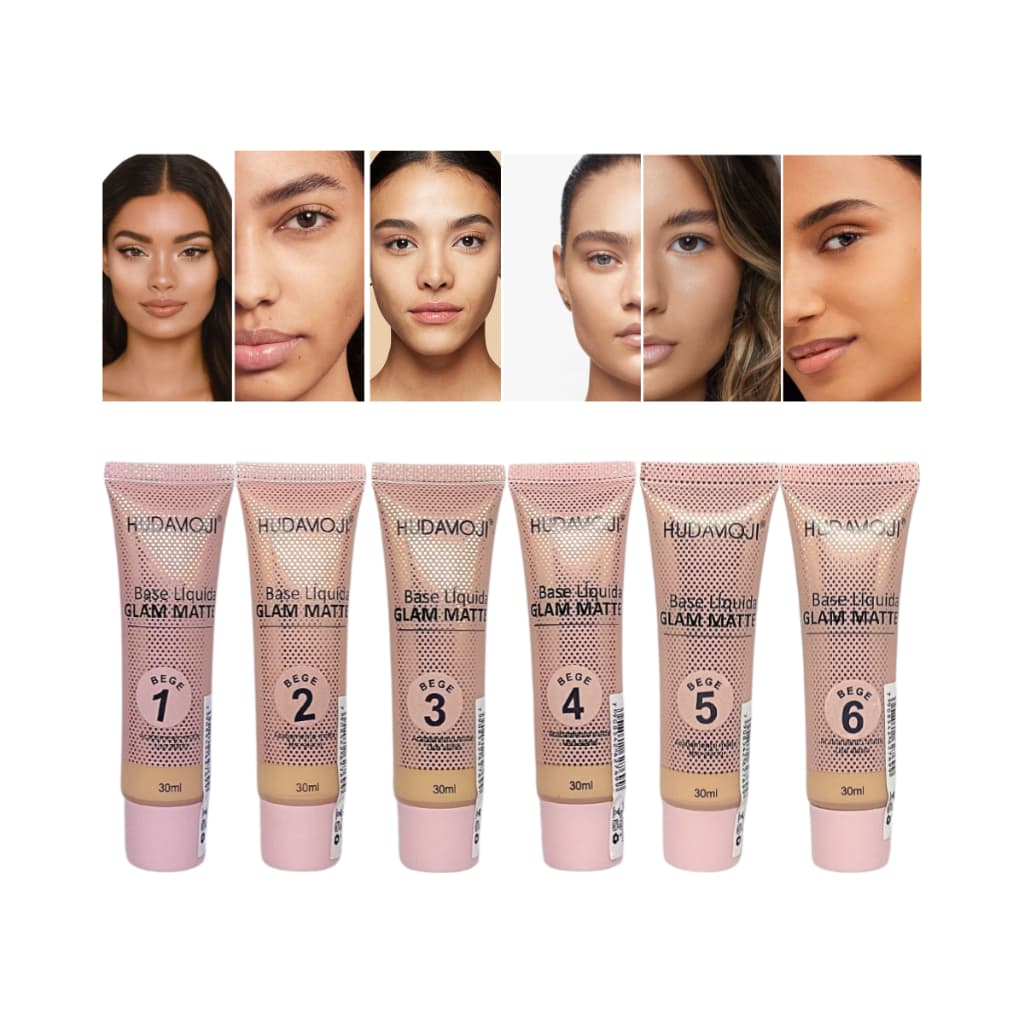 Base Líquida Glam Matte 30ml - Hudamoji