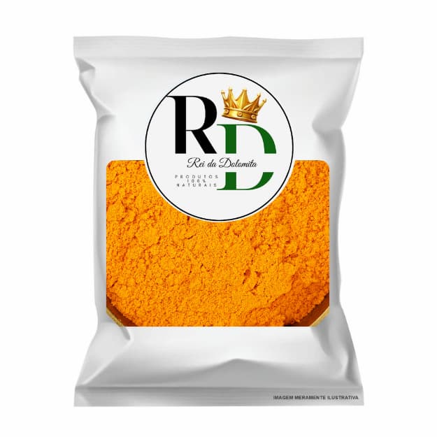 AÇAFRÃO CURCUMA EM PÓ PREMIUM COM LAUDO 500 e 1KG