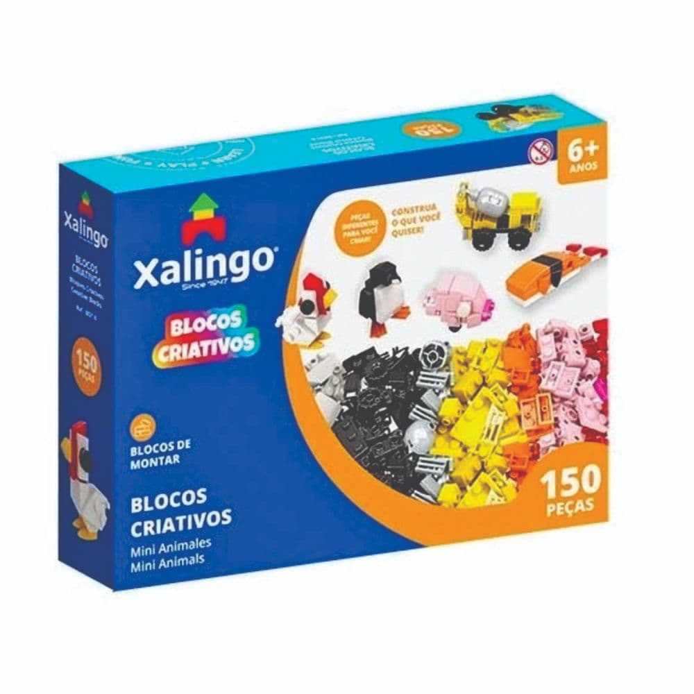 Brinquedo Blocos de Montar 150 Peças – Compatível com LEGO  Criatividade Sem Limites