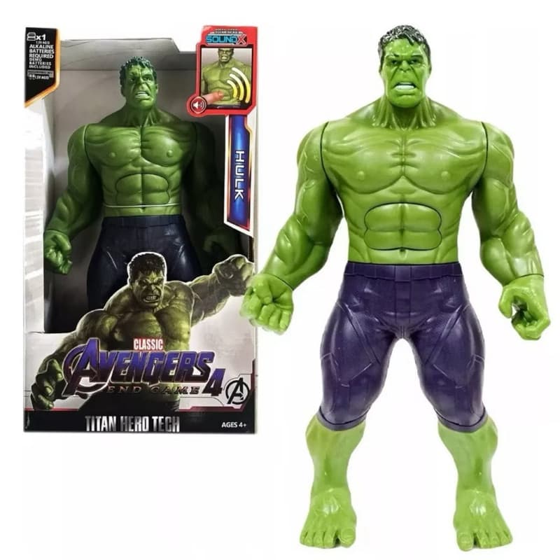 Boneco Hulk Grande Musical Articulado 30 Cm Promoção