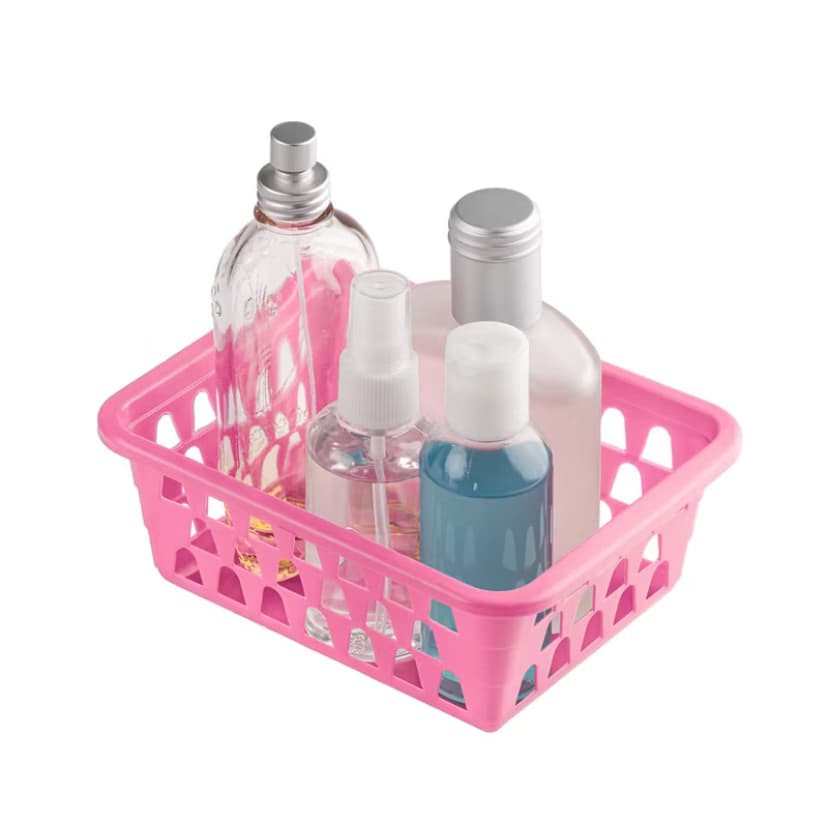 Kit 35UN Cestinho Organizador Multiuso Lavanderia Banheiro 16x12x6cm