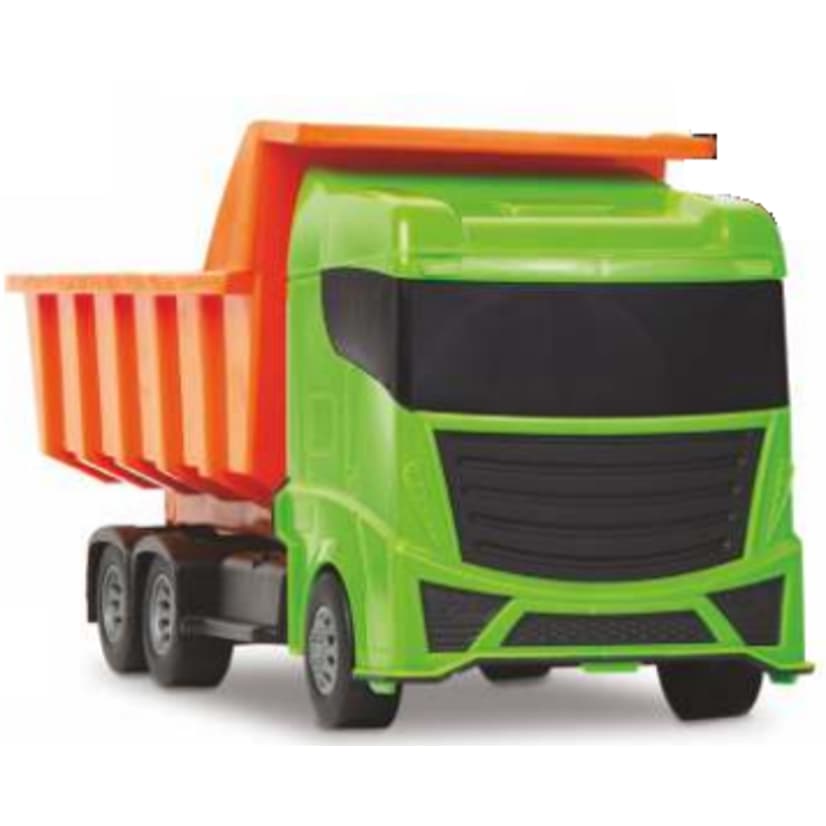 Super frota CAÇAMBA - carrinho - articulado - colorido - divertido - DIVPLAST