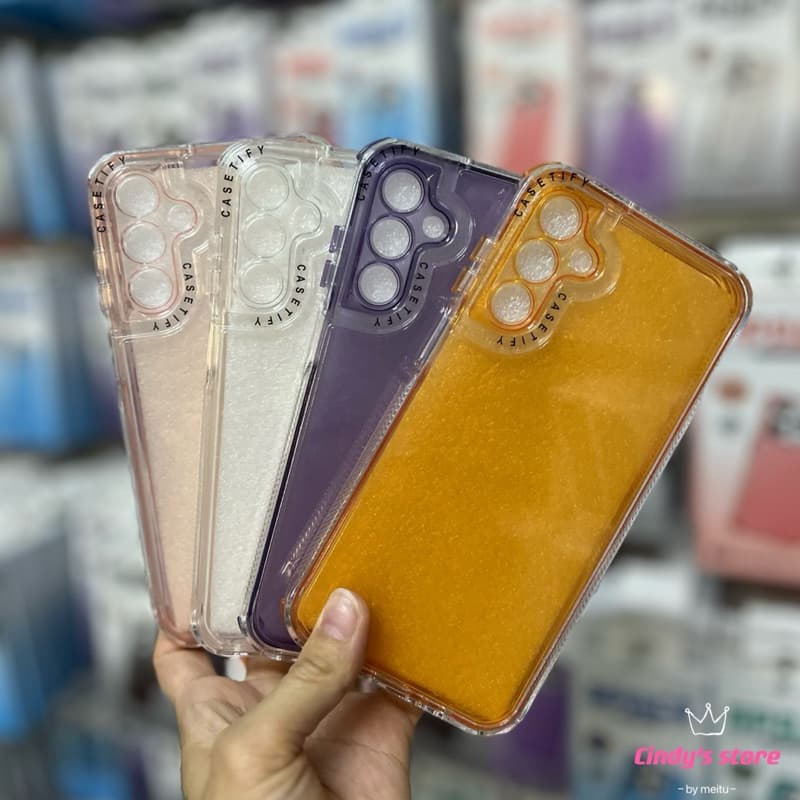 ❤️❤️Capa 2in1 Capinha de Celular Space transparente Colorida Samsung A03core A05 A05S A25(5G) A35 A55 A06 A26 A56
