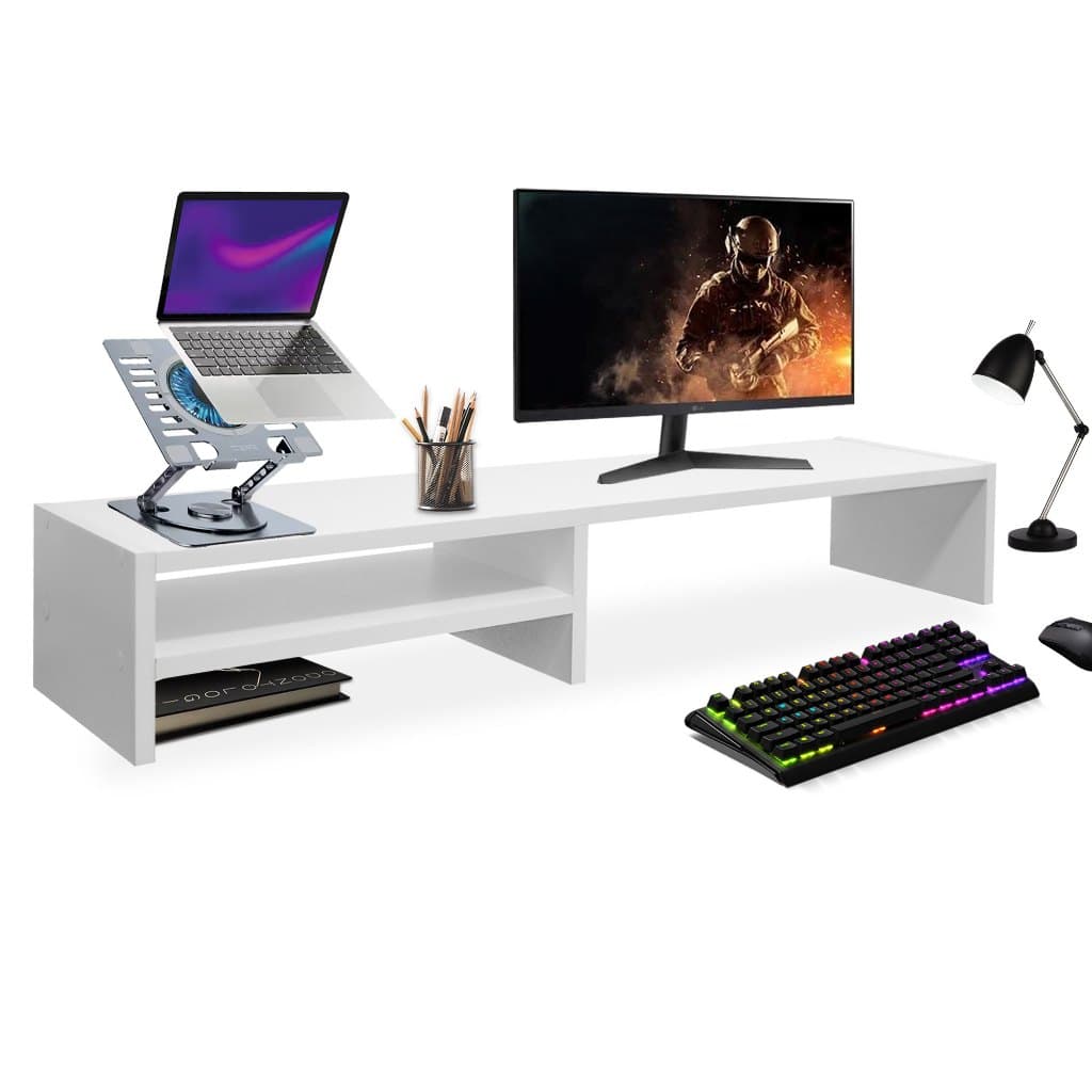 Suporte Monitor 95cm Ergonômico Escritório Gamer