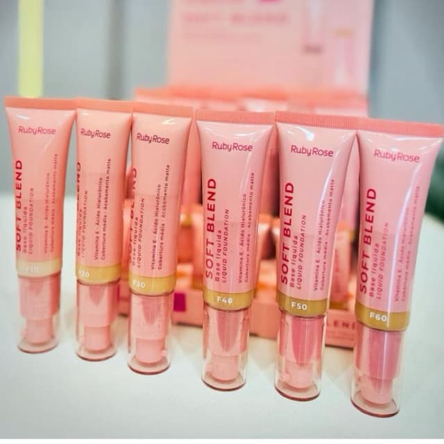 Base liquida Soft Blend Acabamento Matte - Ruby Rose