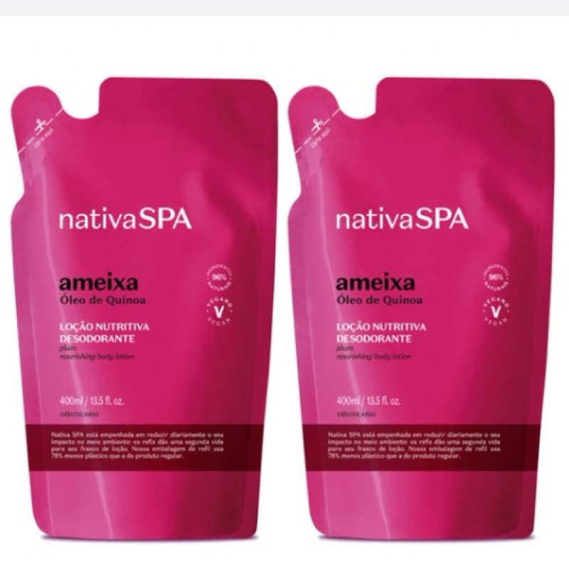 Combo com 2 Refil Hidratante Ameixa 400ml