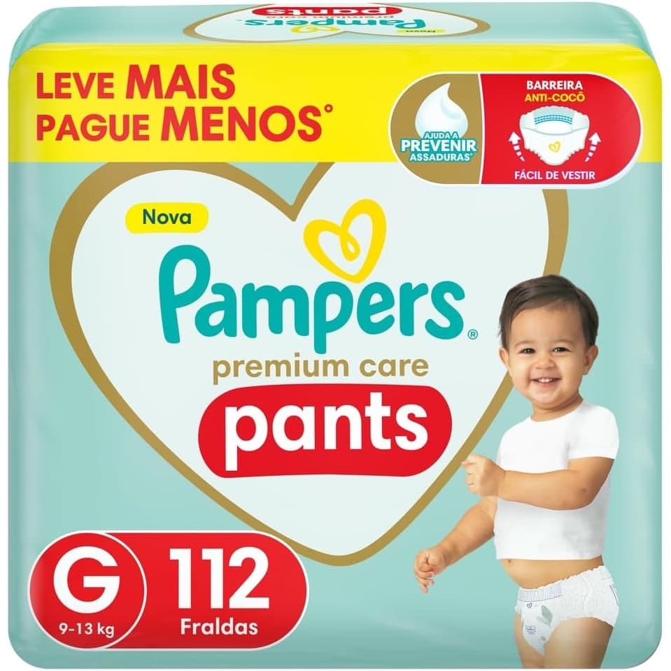 Fralda Pampers Pants Premium Care  G 112 und