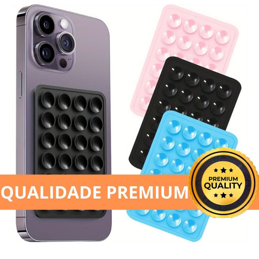 Kit 2Und/3Und Suporte Com Ventosa Para Celular Capinha de Celular Qualidade Premium Envio Rápido