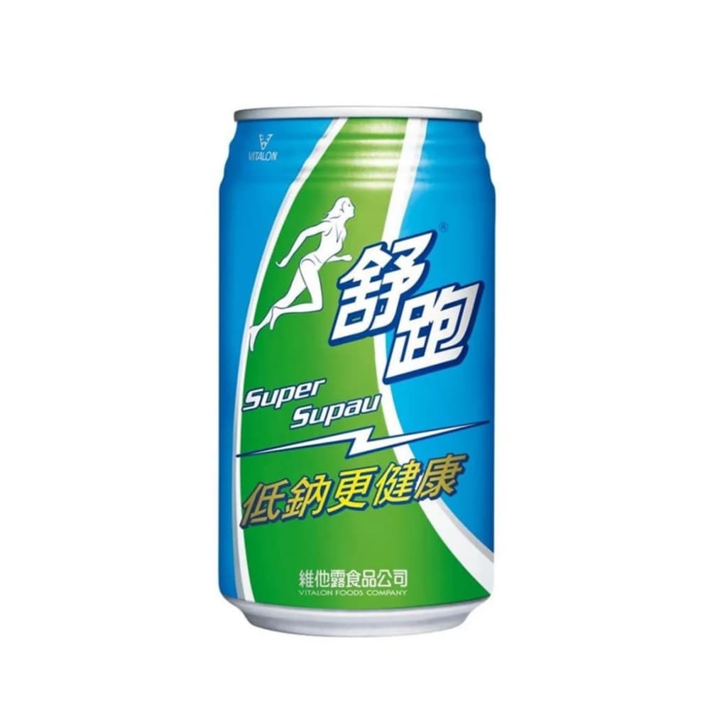 Isotônico Oriental de Chá Verde Super Supau 335ml - Importado de Taiwan