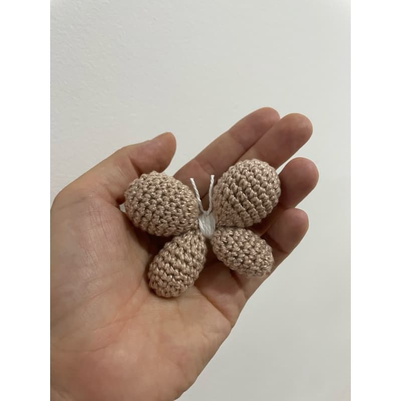 Kit 3 Borboletas em Amigurumi Crochê