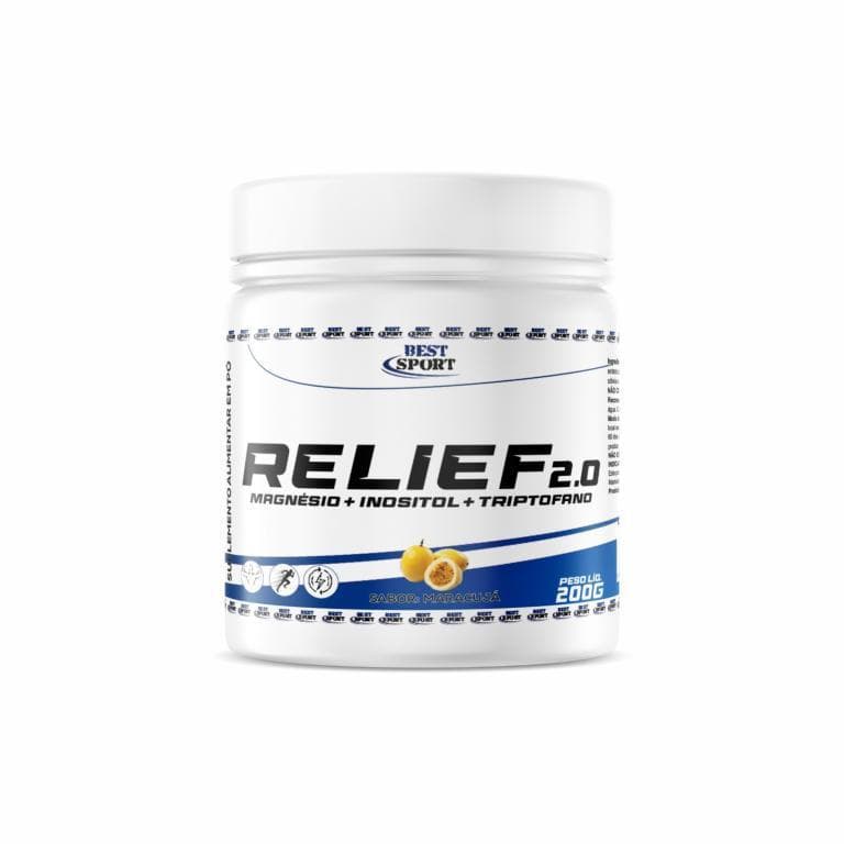 RELIEF 2.0 MAGNESIO+INOSITOL+TRIPTOFANO SABOR MARACUJA 200G BEST SPORT