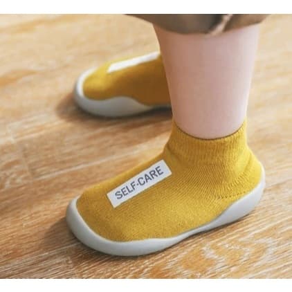 Unissex Sapatos De Bebê Primeiros Andadores Primeiro Andador Menina Crianças Sola Borracha Macia Sapato Botas De Malha