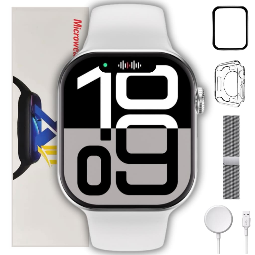Relogio Smartwatch Microwear S10 - ChatGpt Nfc GPS Ip68 Bluetooth + Brindes Masculino Feminino