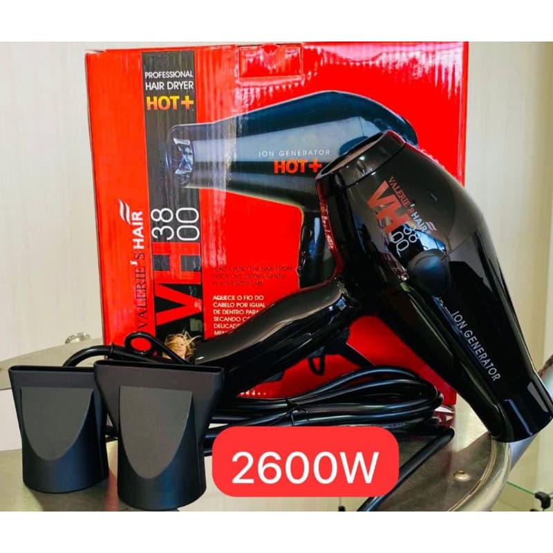 VH3800 SECADOR PROFISSIONAL 2600W 127V SECADOR COMPACTO COM MOTOR DO GRANDE TRADICIONAL