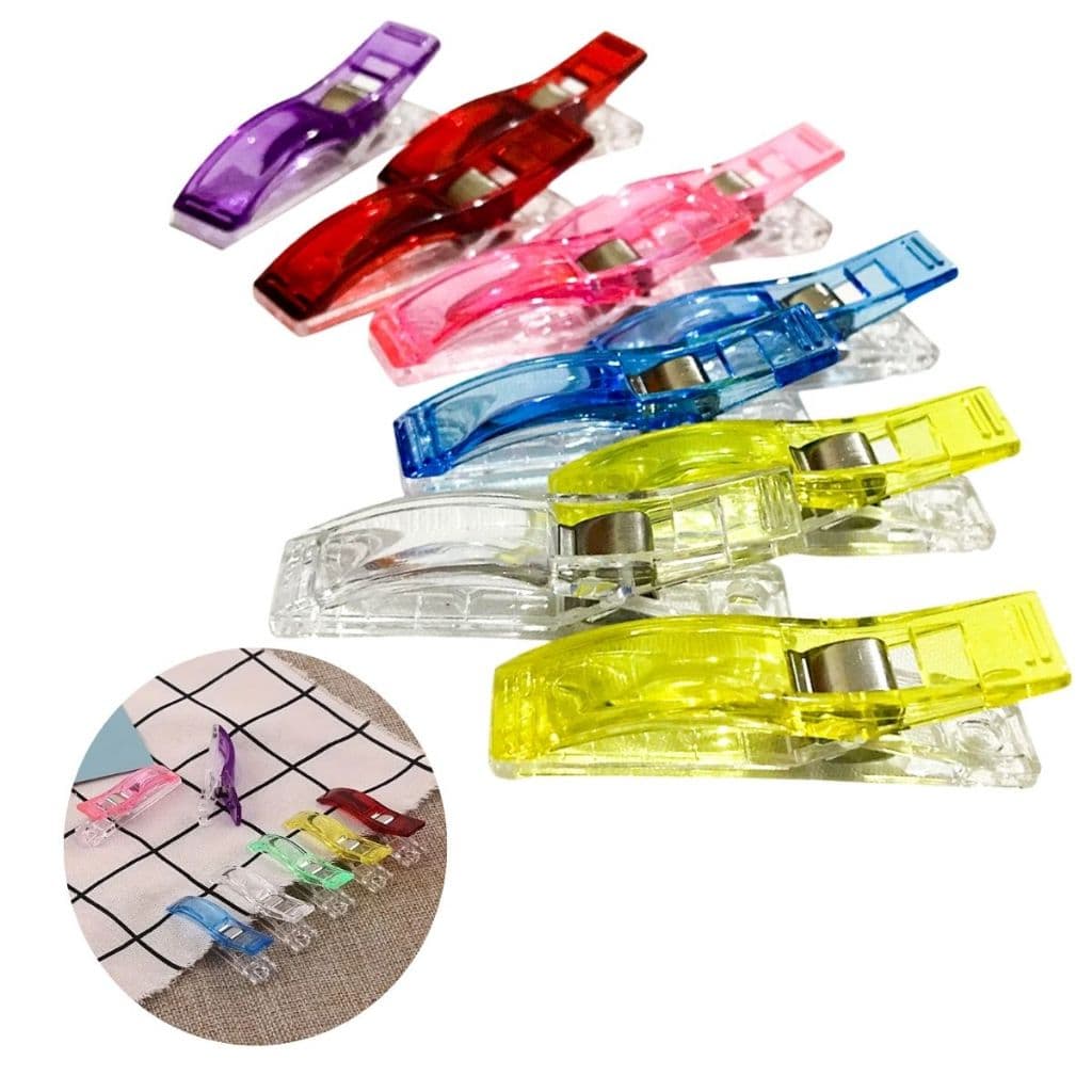 Prendedor De Tecido Grande Clips Para Alinhar Tecidos Costura Patchwork
