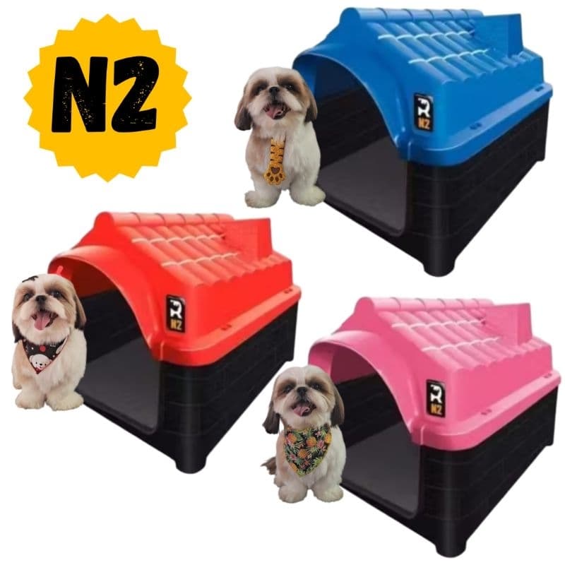 Casinha De Cachorro Casa Gato Pet N2 Rinopet Pequeno