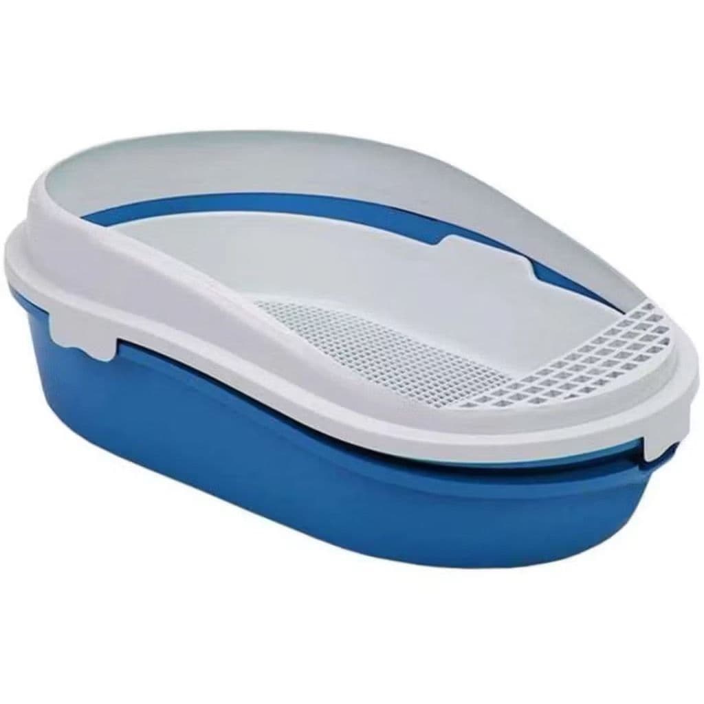 Kit 2 Caixas De Areia Banheira Furba Bandeja Sanitária Para Gatos 3 em 1