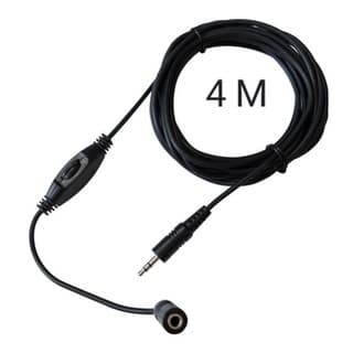 Cabo P2 Extensor C/ Controlador De Volume - 4 Metros