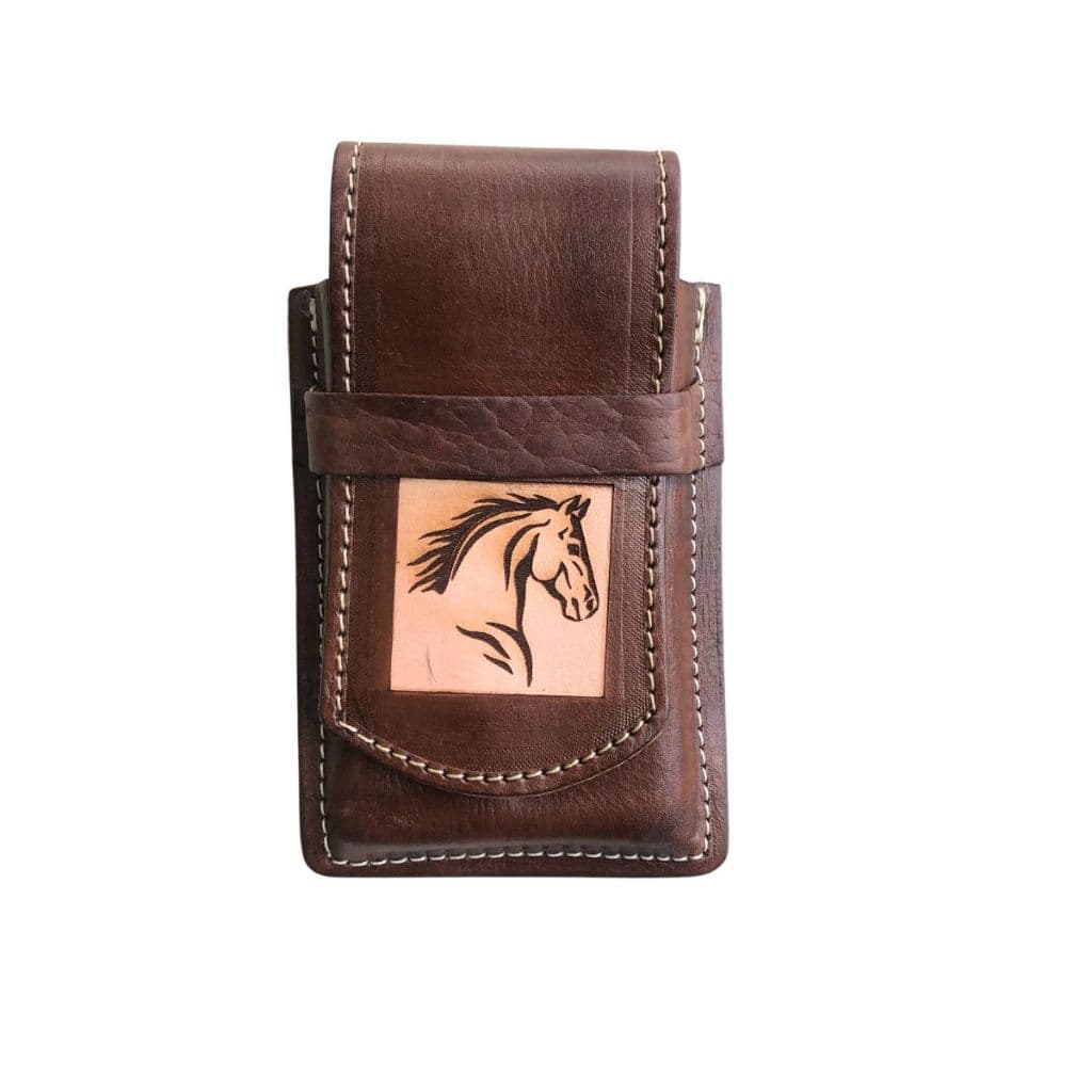 Capa Para Celular Country De Cinto Capinha Artesanal Cavalo