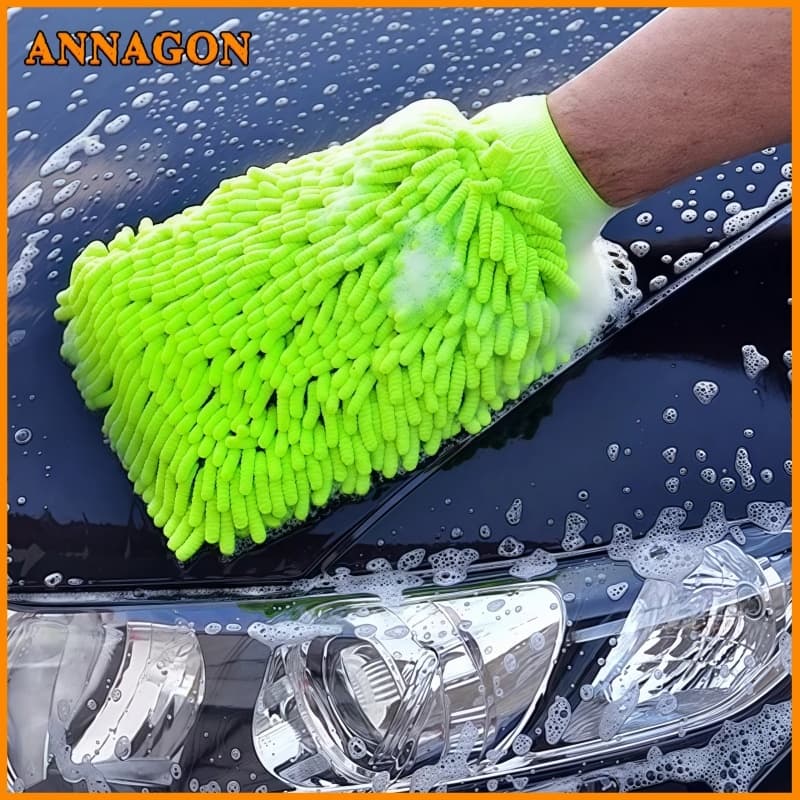 Kit 2 Luvas de Microfibra Multifuncional Superfina para Limpeza Lavagem de Carro Toalha Produtos de limpeza para o lar