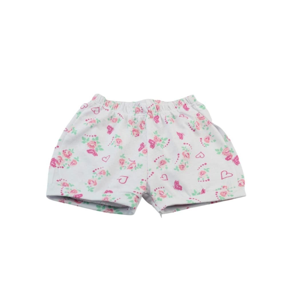 Kit 2 SHORTINHO BEBÊ MODELO TAPA FRALDA