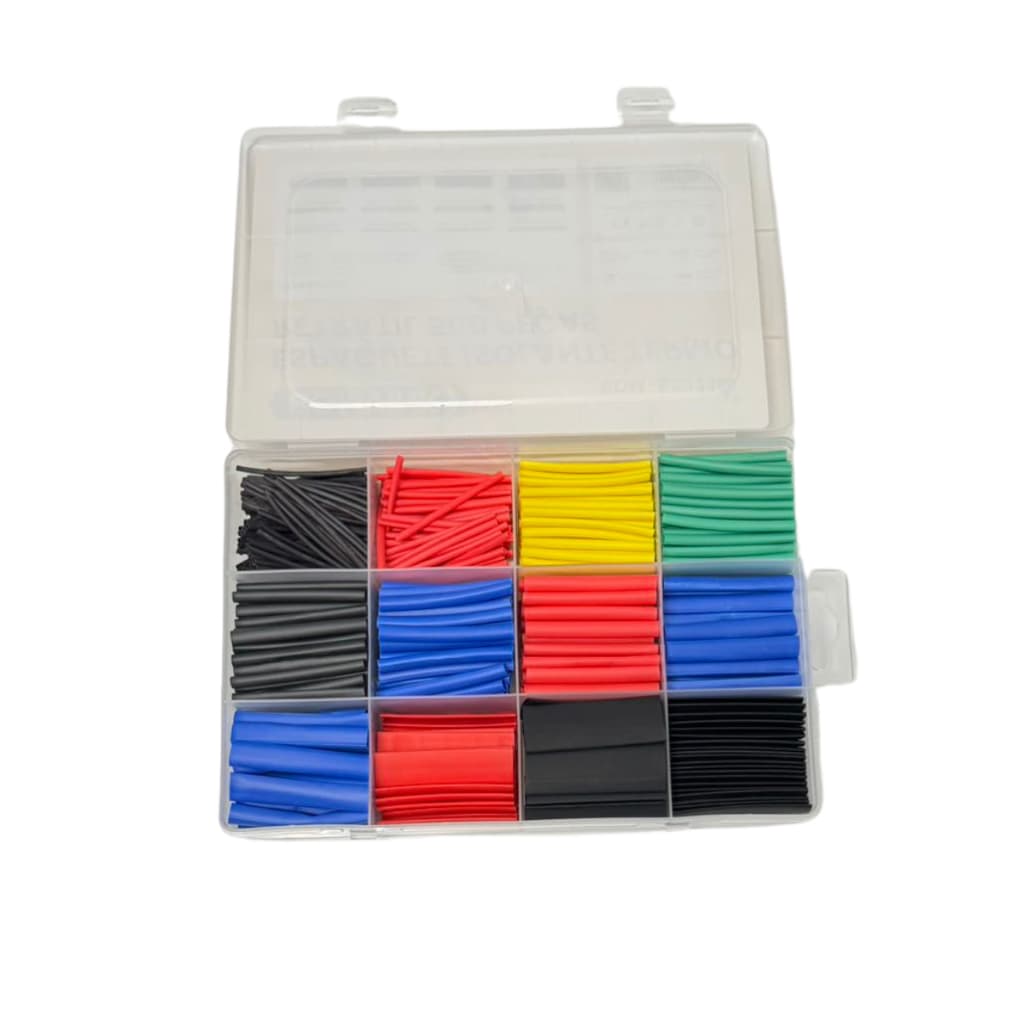 Kit 560 Peças Espaguete Isolante Termo Retrátil Colorido Com Estojo
