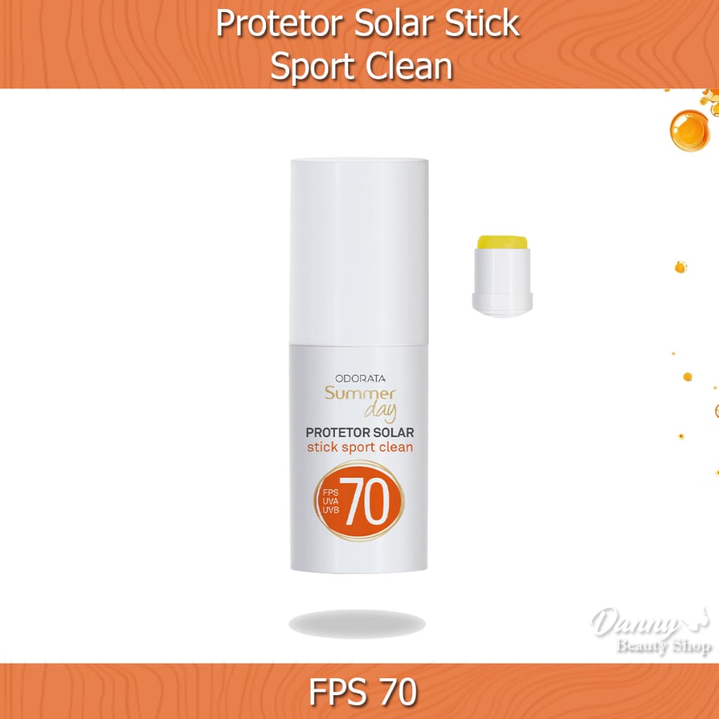 Protetor Solar Stick Sport Clean FPS 70 5,5 g Summer Day - Odorata Cosméticos
