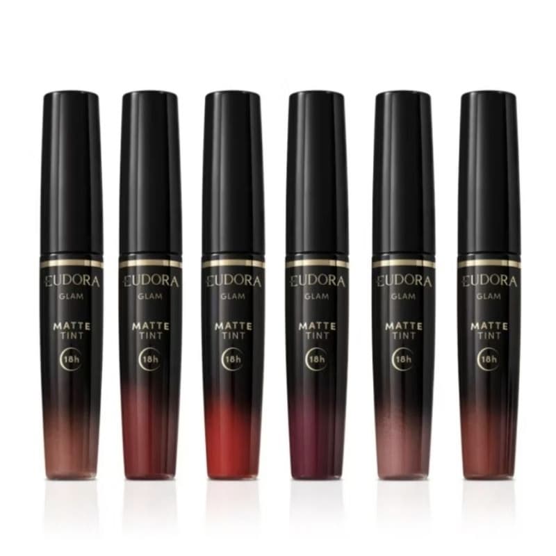Batom Líquido 18h Matte Tint Eudora Glam 4ml