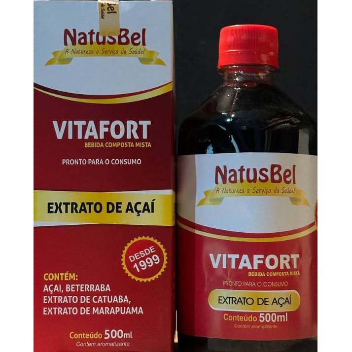 Vitafort 500ml - Natusbel | Força e Energia de Forma Natural