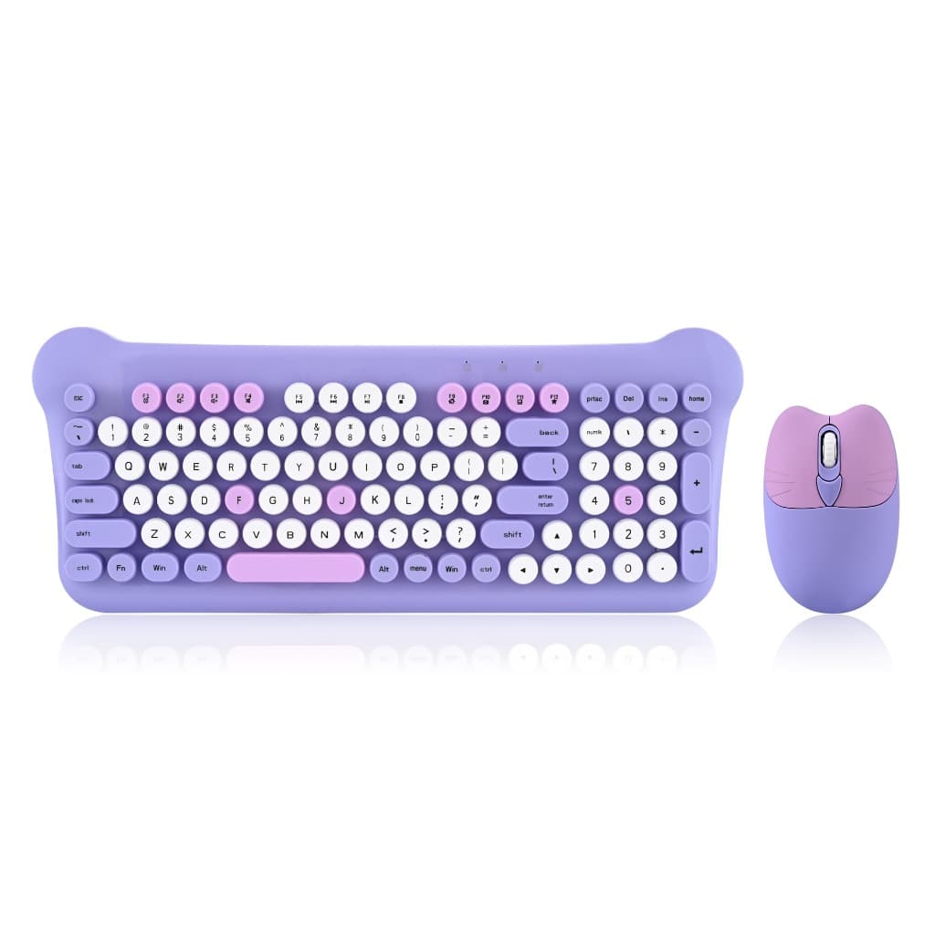 TECLADO E MOUSE SEM FIO RF 2,4GHZ RECEPTOR NANO USB à prova d'água
