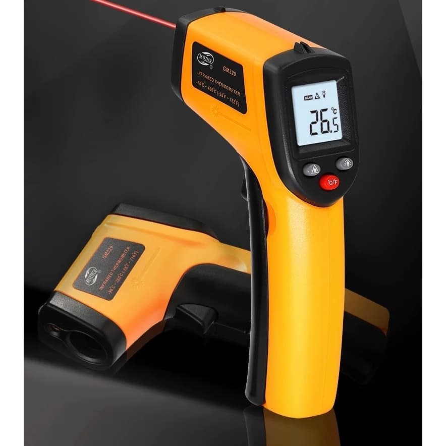 Termômetro Digital Infravermelho com Laser - Medição de Temperatura de -55°C a 400°C