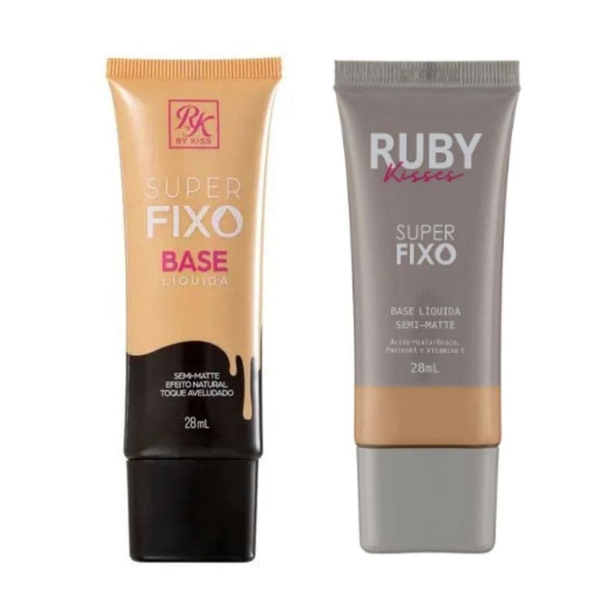 Base Líquida Super Fixo Semi Matte RK Ruby Kisses Kiss